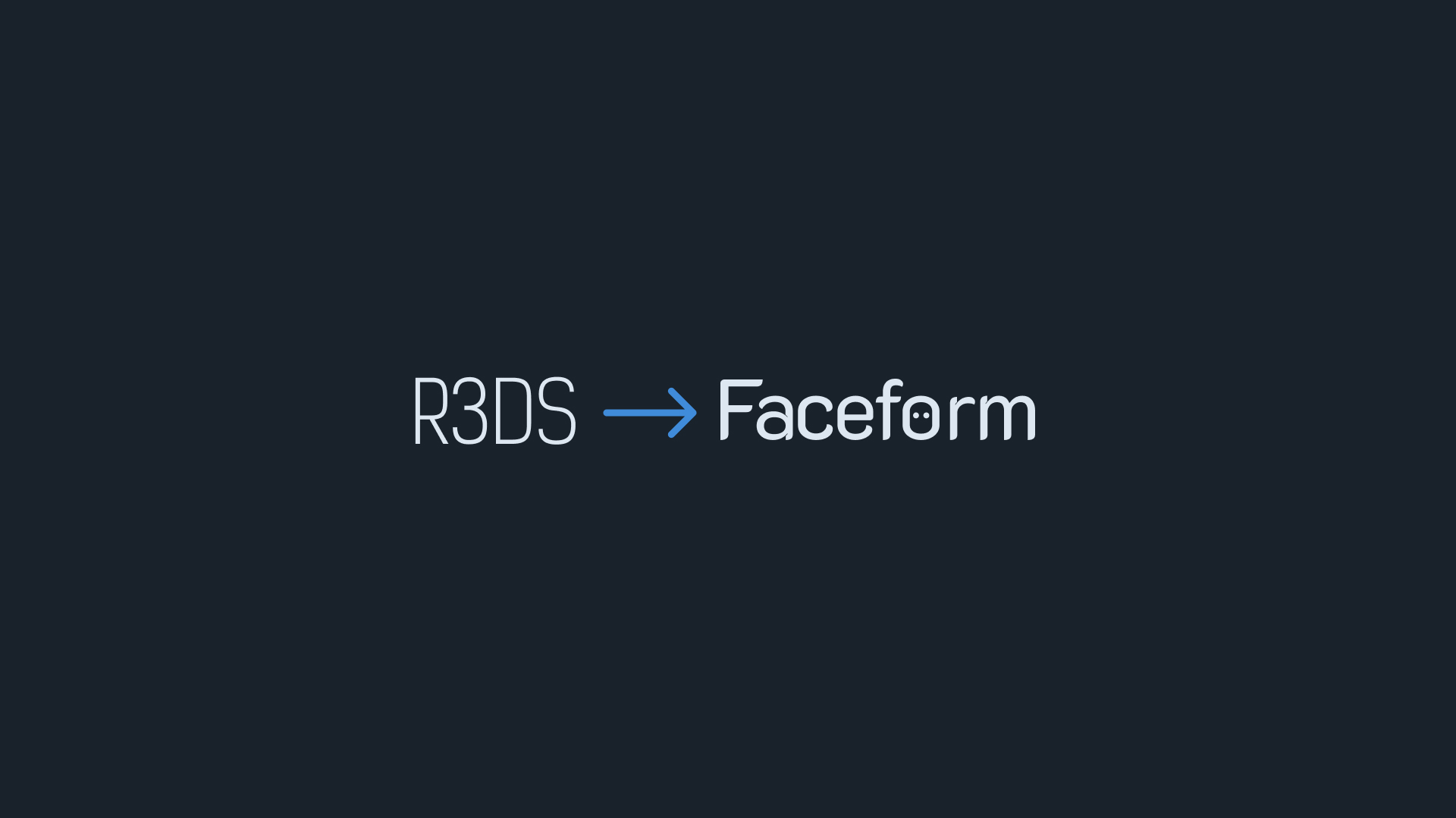 R3DS is now Faceform