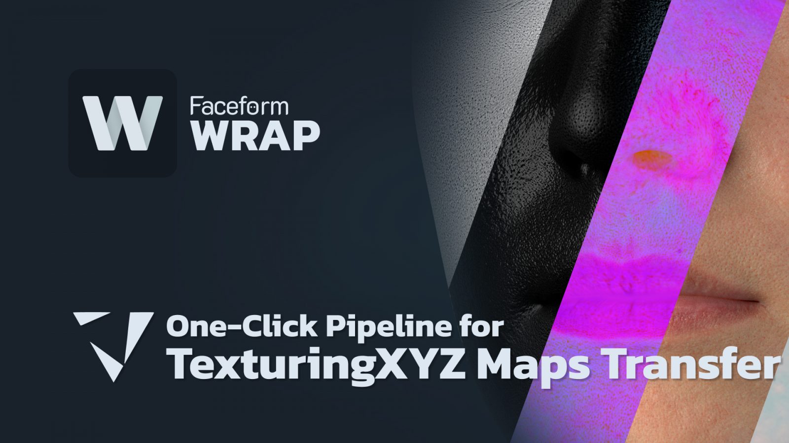 One-Click Pipeline for TexturingXYZ Maps Transfer